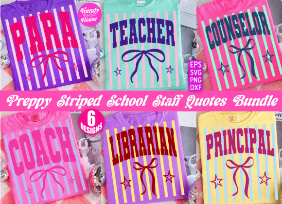 Download Preppy Striped School Teacher PNG Bundle - Teacher png Collection