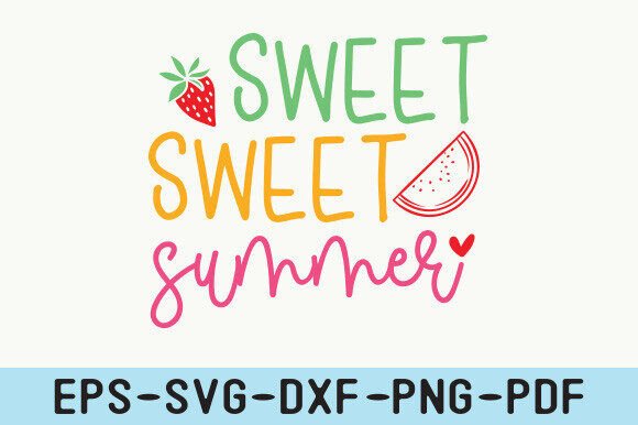 Download Sweet Summer Cut Files, Beach Svg, - Cut files Collection
