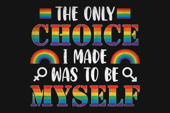 Download Pride Gay Rainbow Typography SVG T-shirt - Typography Collection