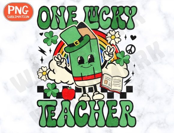 Download One Lucky Teacher Png, St Pattys Day Png - Teacher png Collection
