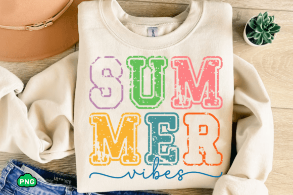 Download Summer Vibes Colorful Summer Shirt SVG - Colorful Collection